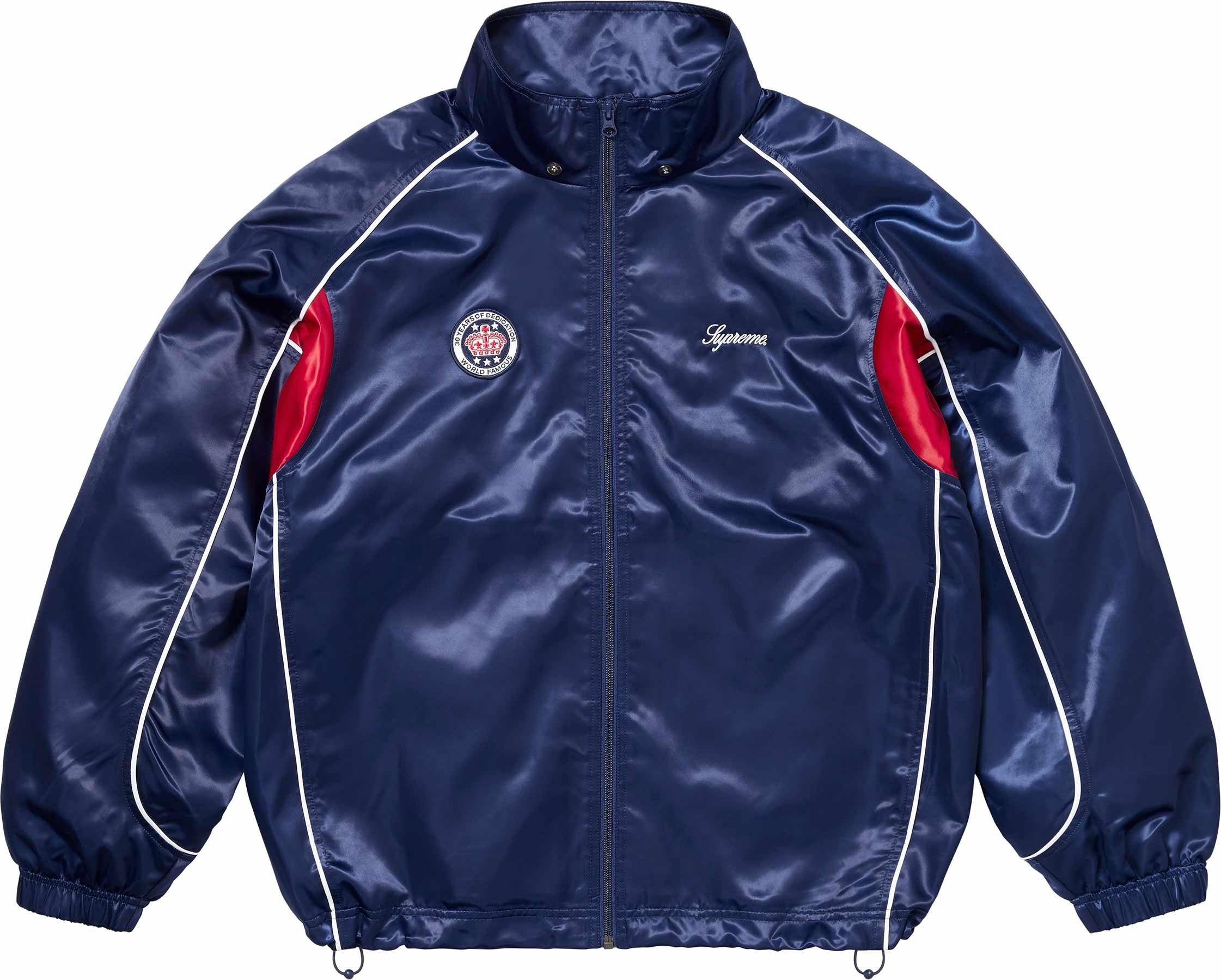 Satin Hooded Track Jacket view 23